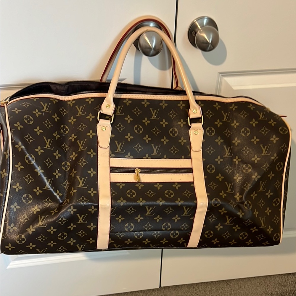 NWOT Brown Monogram Duffel Bag